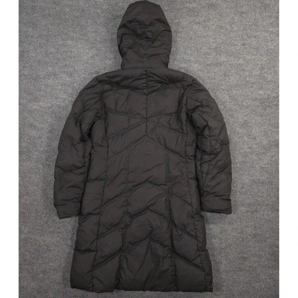 Patagonia Down With It Parka Jacket Womens L Black 600 Goose Down Puffer Outdoor